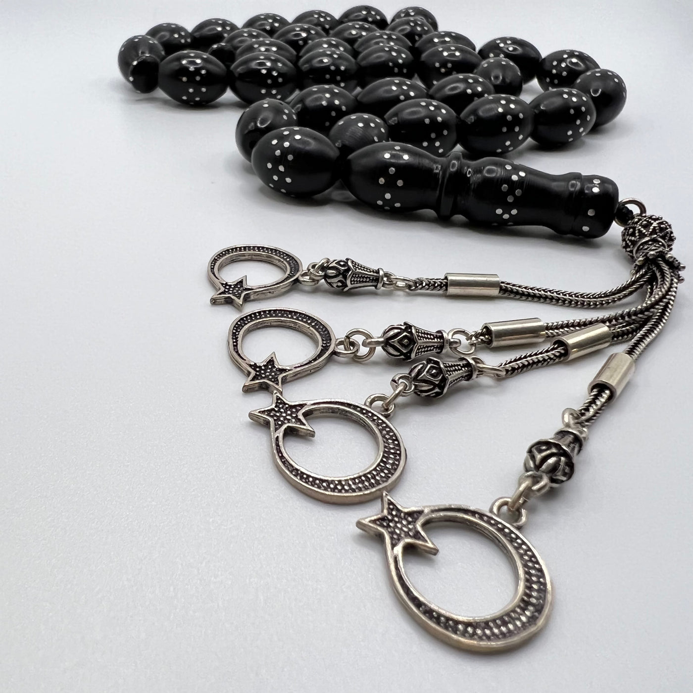 Oval Cut Yusur Tasbih 33 Beads / مسبحة يسر⁩ - Al Ali Gems