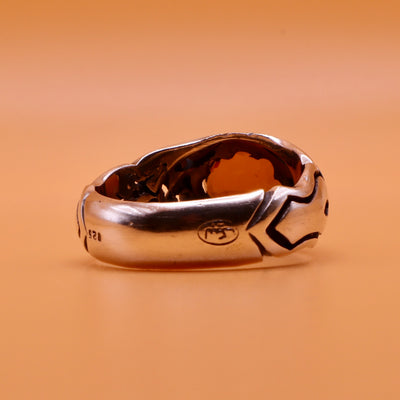 Handmade Silver Ring For Men | Alexandrite Ring | AlAliGems | Color Changing Ring | US Size 10.75 - Al Ali Gems