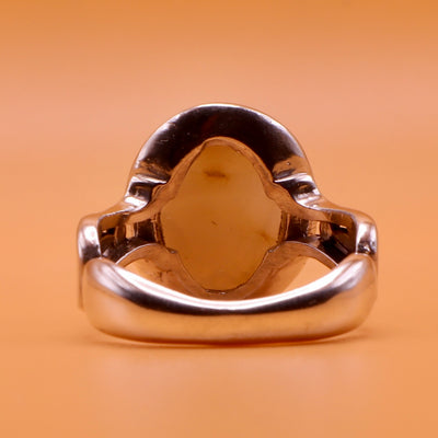 Rare Dur e Najaf Ring Silver | خاتم در النجف الاصلي | Genuine Dur E Najaf Stone Ring | US Size 10 - Al Ali Gems