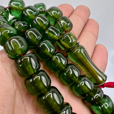 Olive Bakelite Tasbih Prayer Beads / سبحة بكلايت زيتوني - AlAliGems