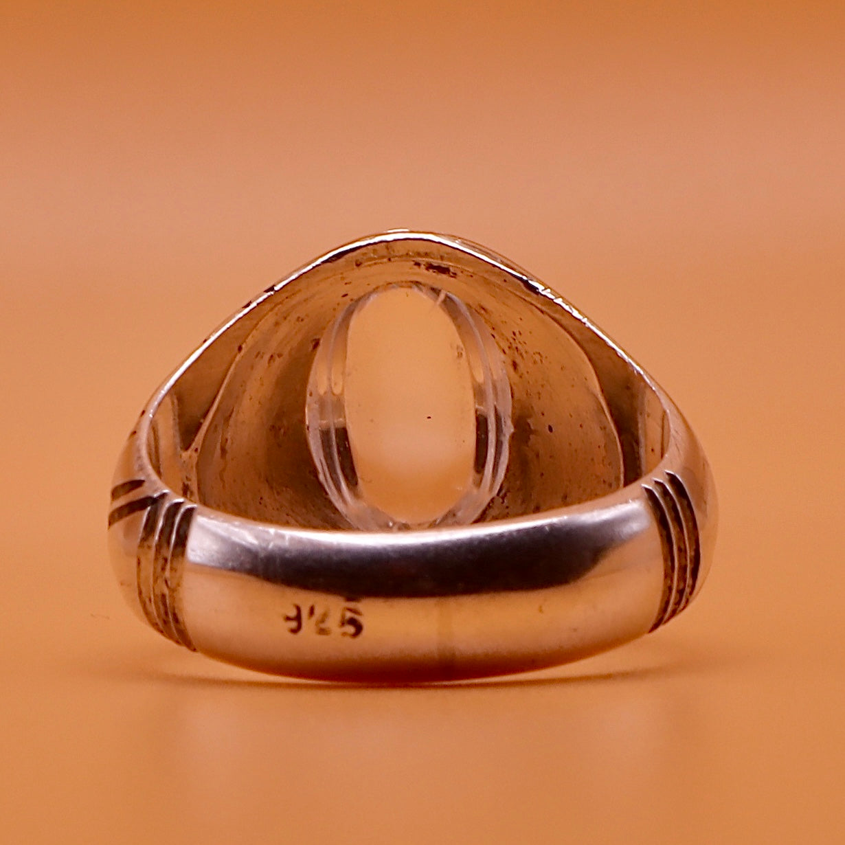 Oval Dur Al Najaf Stone Ring | خاتم در النجف الاصلي | Genuine Dur E Najaf Stone Ring⁩⁩⁩ | US Size 8.75 - Al Ali Gems
