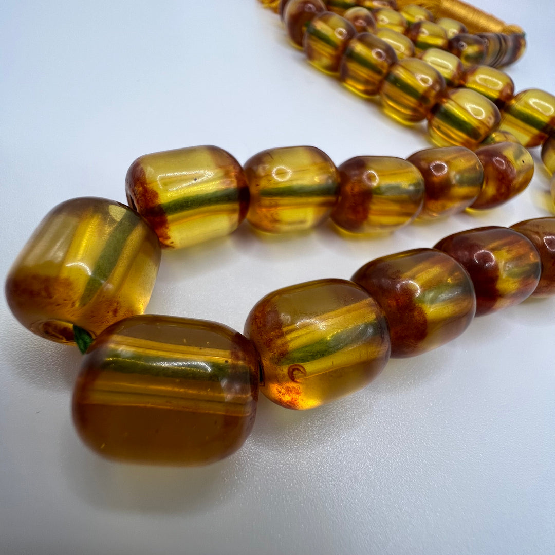 Honey Sandalos Bakelite Tasbih سندلس بكلايت عسلي⁩⁩ - AlAliGems