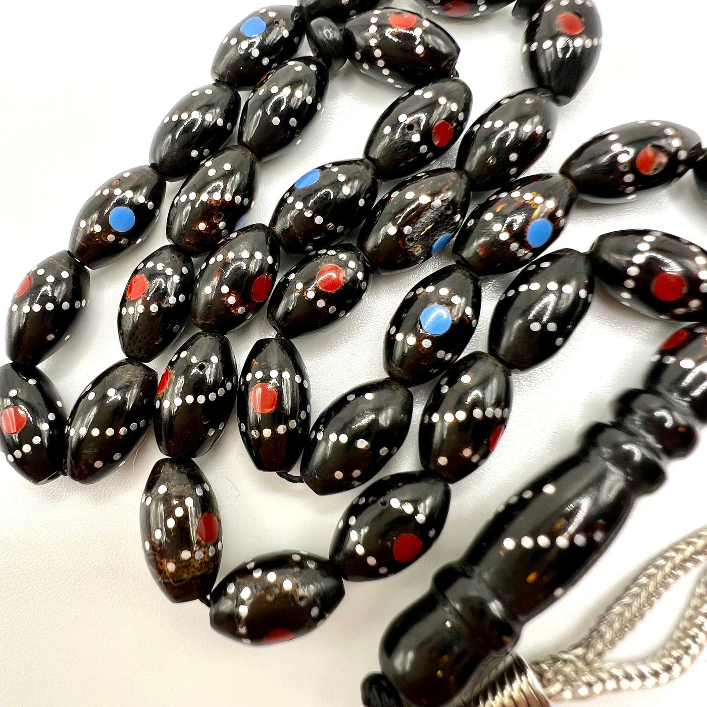 Black Coral 33 Beads | مسبحة يسر Genuine Yusr Tasbih Yusr Beads Yusur Tasbih Yusur Beads - Al Ali Gems