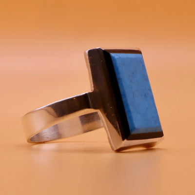 Aqeeq and Feroza Ring | Hirz Jawad Inside | Real Nyshapur Turquoise Stone US Size 10 - Al Ali Gems