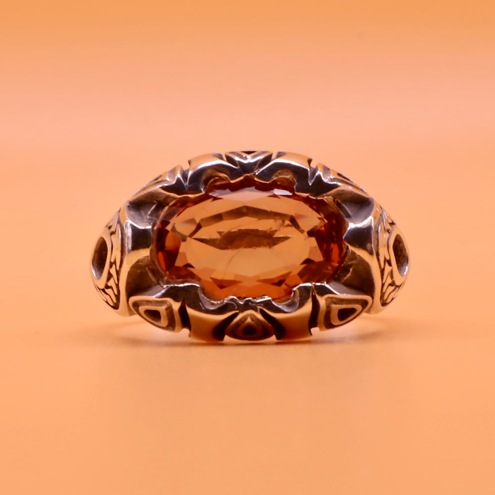Handmade Silver Ring For Men | Alexandrite Ring | AlAliGems | Color Changing Ring | US Size 11 - Al Ali Gems