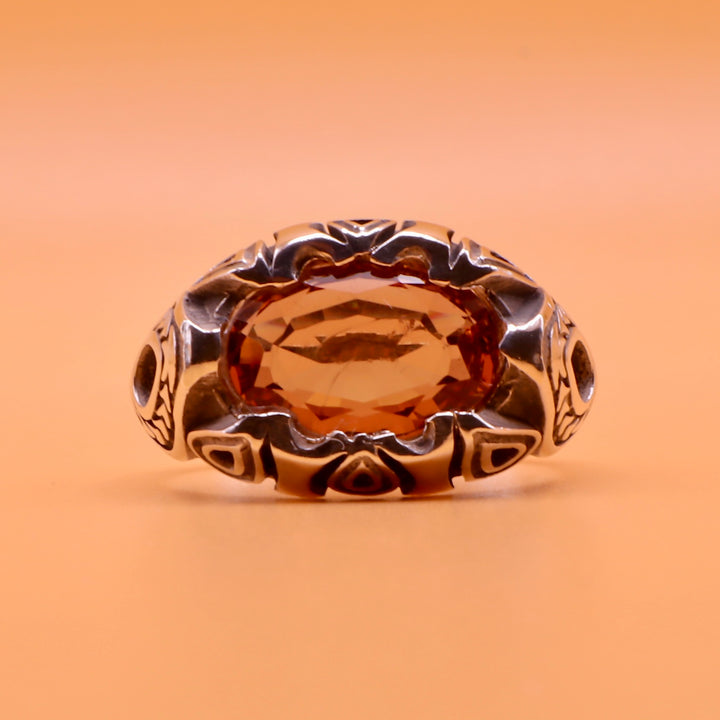 Handmade Silver Ring For Men | Alexandrite Ring | AlAliGems | Color Changing Ring | US Size 11 - Al Ali Gems