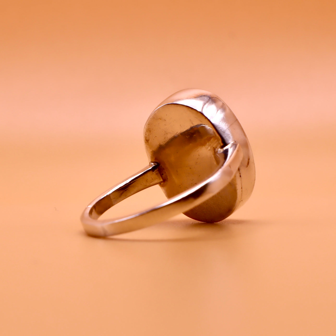 Nishapuri Feroza Ring for Ladies | Genuine Persian Turquoise Sterling Silver Ring with Unisex US Size 8 - AlAliGems