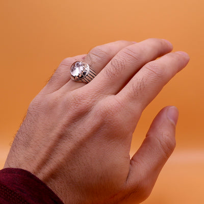 Dur Al Najaf Stone Ring | خاتم در النجف الاصلي | Genuine Dur E Najaf Stone Ring⁩⁩⁩⁩⁩⁩⁩ | US Size 8 - Al Ali Gems