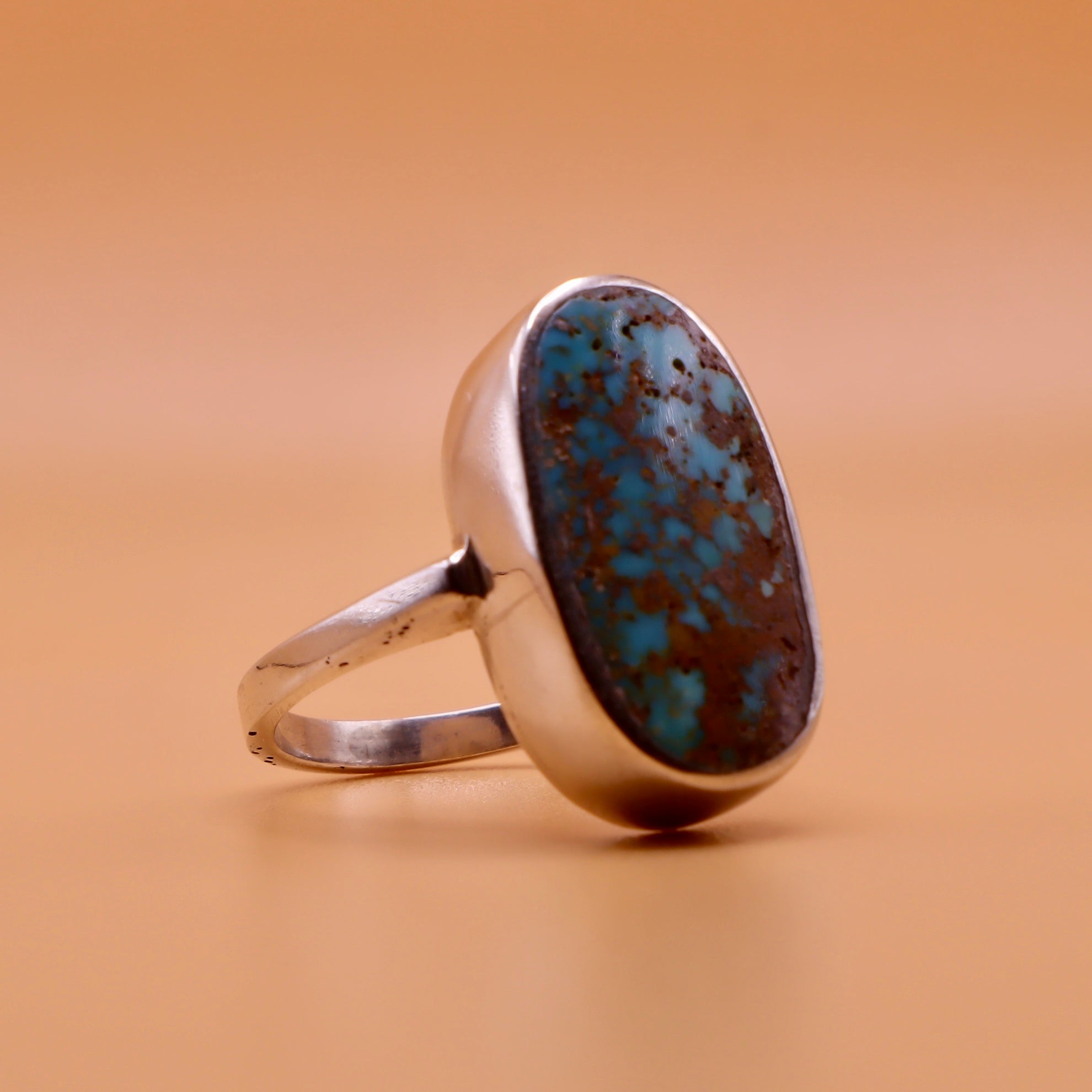 Buy Beautiful Super Clean Blue Dark Feroza Ring Dark Deep Beautiful Color  Natural Stone Beautiful Great Turquoise Handmade Ring Best Feroza Online in  India - Etsy