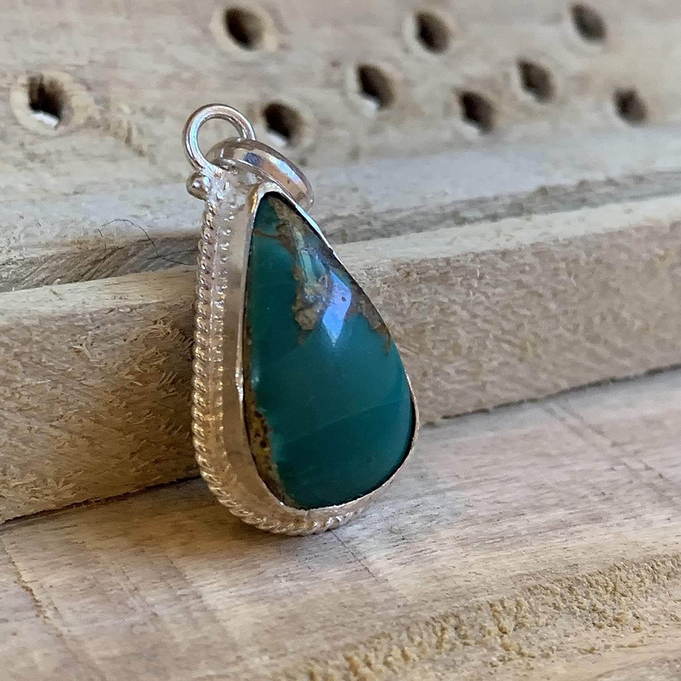 Iranian Turquoise Feroza Stone Pendant | Original Feroza Stone | Women feroza Pendant | AlAliGems Nishapuri Feroza Stone - Al Ali Gems