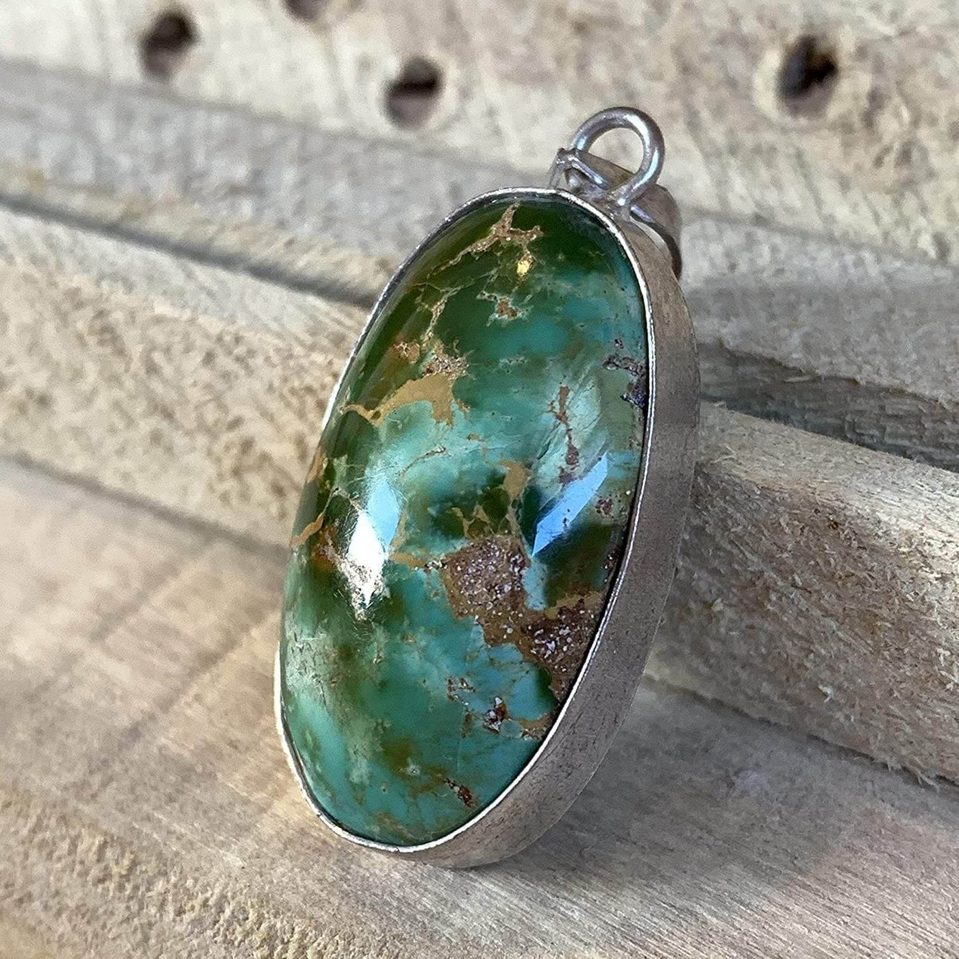 Iranian Turquoise Feroza Stone Pendant | Original Feroza Stone | Women feroza Pendant | AlAliGems Nishapuri Feroza Stone - Al Ali Gems