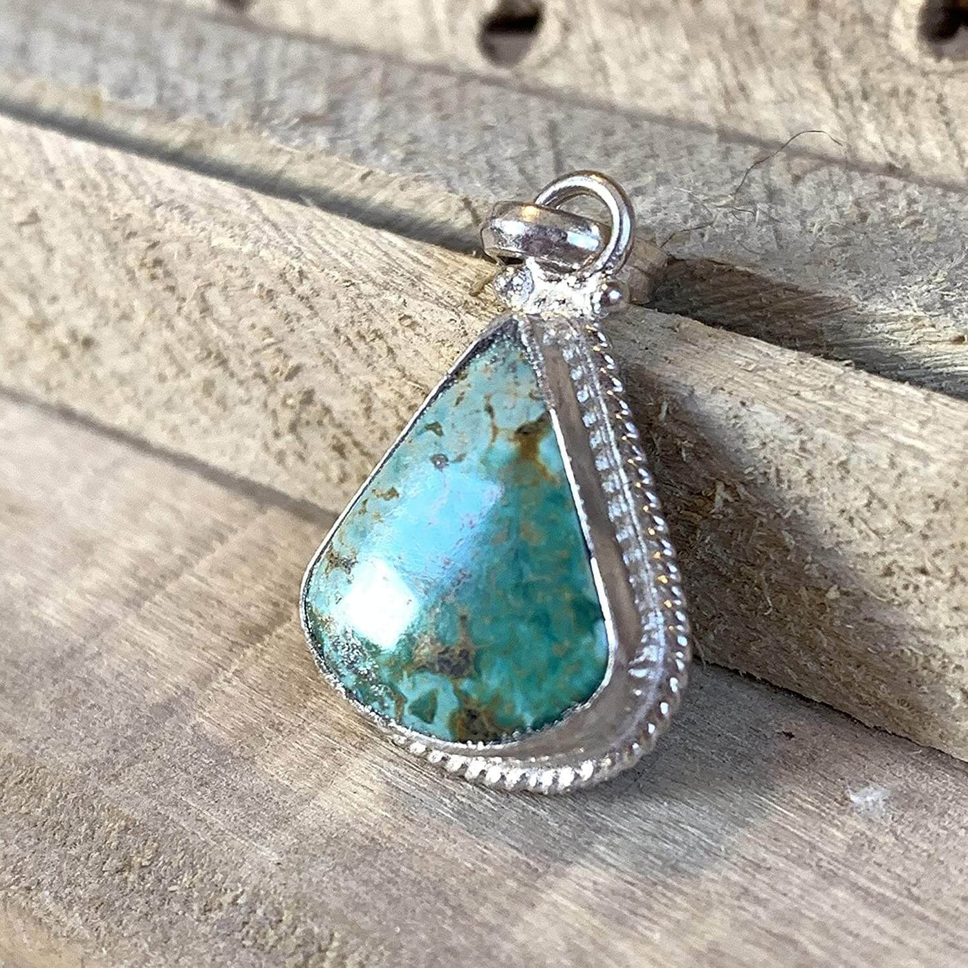 Iranian Turquoise Feroza Stone Pendant | Original Feroza Stone | Women feroza Pendant | AlAliGems Nishapuri Feroza Stone - Al Ali Gems