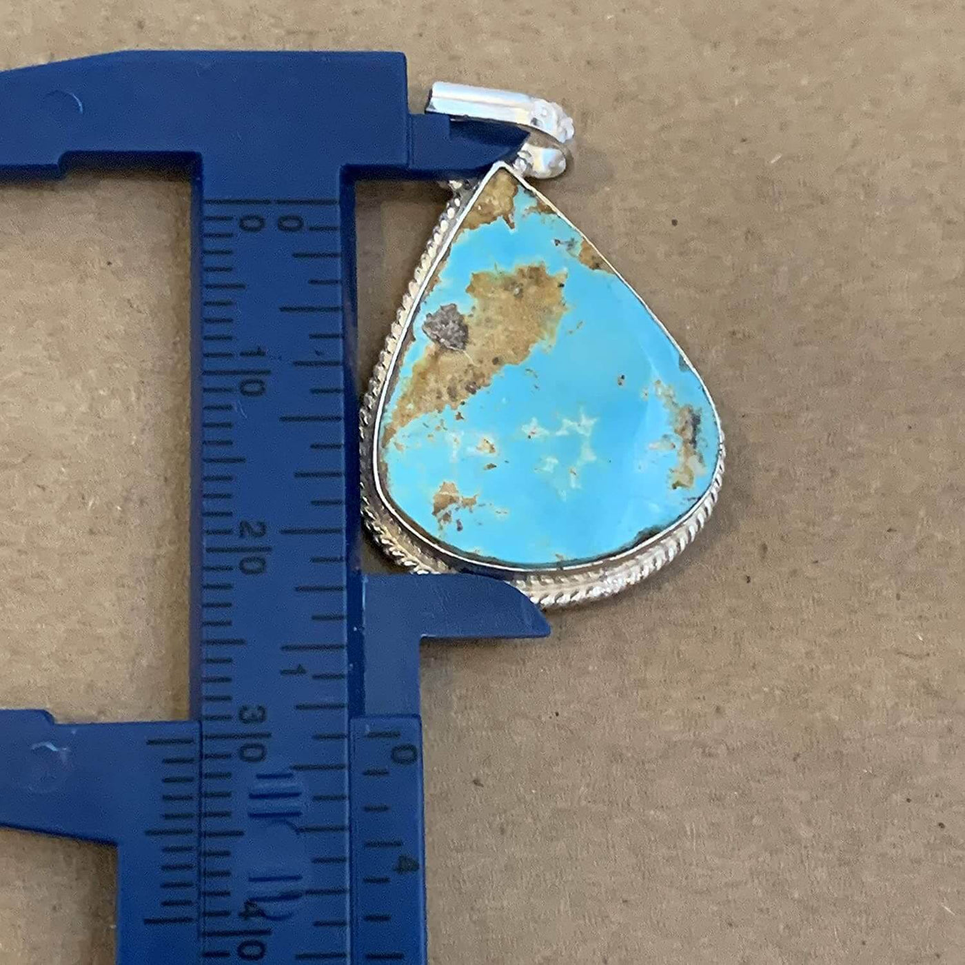 Iranian Turquoise Feroza Stone Pendant | Original Feroza Stone | Women feroza Pendant | AlAliGems Nishapuri Feroza Stone - Al Ali Gems