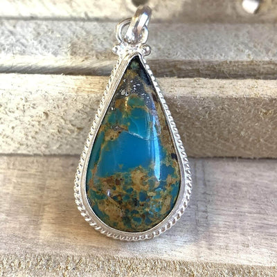 Iranian Turquoise Feroza Stone Pendant | Original Feroza Stone | Women feroza Pendant | AlAliGems Nishapuri Feroza Stone - Al Ali Gems