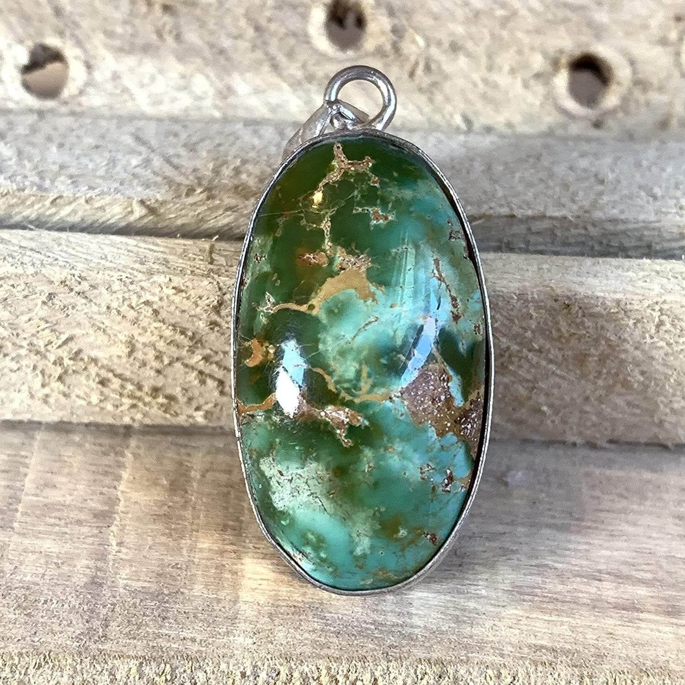 Iranian Turquoise Feroza Stone Pendant | Original Feroza Stone | Women feroza Pendant | AlAliGems Nishapuri Feroza Stone - Al Ali Gems