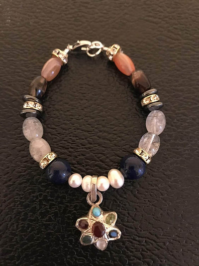 Made Upon Request Crystal Cocktail Natural Beads | Aqeeq - Feroza - Hadeed Sini - Tiger Eye | AlAliGems Aqeeq Bracelet | Aqeeq Stone Dur e Najaf Stone | Feroza Stone - Al Ali Gems