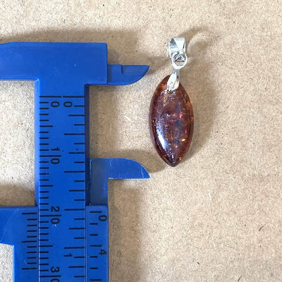 NATURAL BALTIC AMBER STERLING SILVER PENDANT | کهربا كهرمان | KAHRAMAN | KAHROBÂ | کهربا - Al Ali Gems