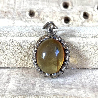 NATURAL BALTIC AMBER STERLING SILVER PENDANT | کهربا كهرمان | KAHRAMAN | KAHROBÂ | کهربا - Al Ali Gems