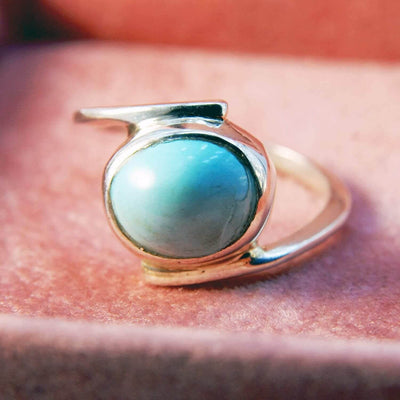 Natural Persian Turquoise Ring | AlAliGems | S925 | Hirz Jawad | Neyshabur Turquoise | US Size 7.5 - Al Ali Gems