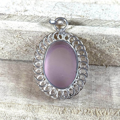 Purple Yemeni Aqeeq for women | Purple akik yemeni for ladies | Yemeni aqeeq stone Pendant | AlAliGems S925 - Al Ali Gems
